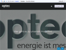 Tablet Screenshot of optec.ch
